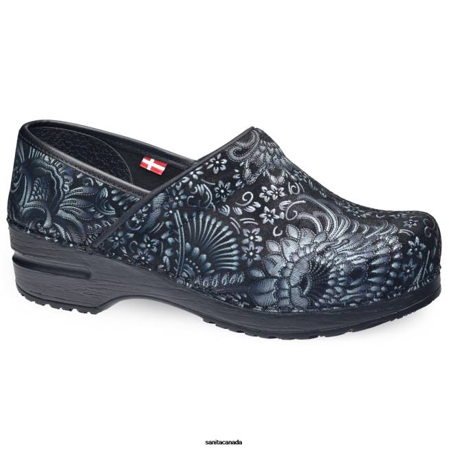 women_boteh_blue_paisley_sanita_shoes_446p11.jpg Women Boteh Blue Paisley Sanita Shoes 446P11 - Image 1