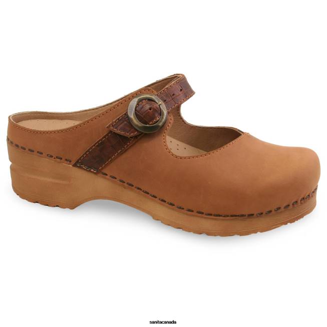 women_chester_cognac_sanita_shoes_446p19.jpg Women Chester Cognac Sanita Shoes 446P19 - Image 1