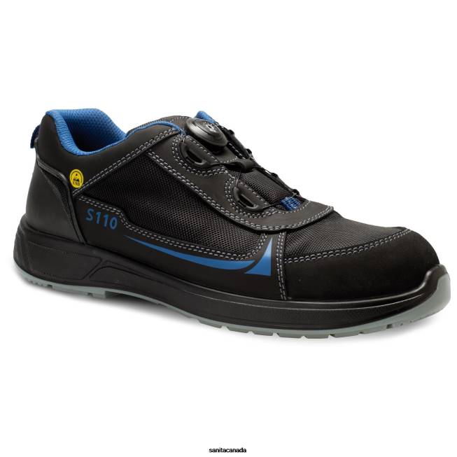 women_cross_s3_black_sanita_shoes_446p158.jpg Women Cross S3 Black Sanita Shoes 446P158 - Image 1