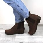 Women Hudson Antique Brown Sanita Shoes 446P48 - Image 2