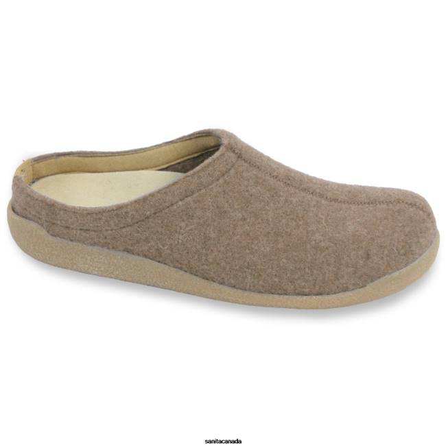 women_lodge_slide_stone_sanita_shoes_446p174.jpg Women Lodge Slide Stone Sanita Shoes 446P174 - Image 1