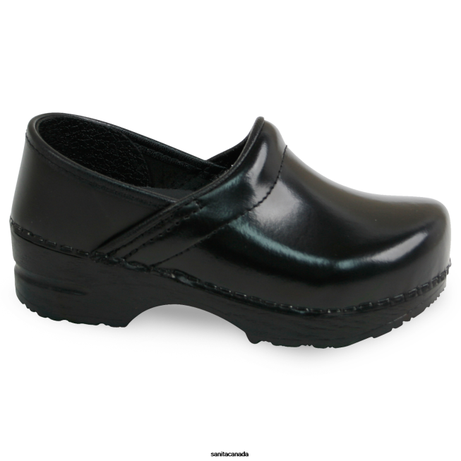 Kids Gitte Cabrio Black Sanita Shoes 446P191