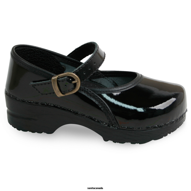 Kids Marcelle Black Sanita Shoes 446P192