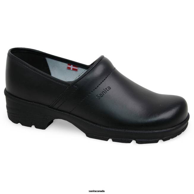 Men David PU Black Sanita Shoes 446P179