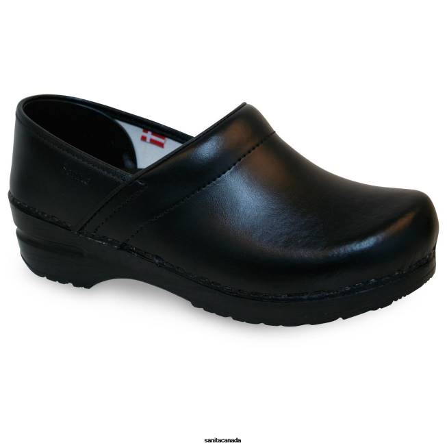 Men Pro. PU Black Sanita Shoes 446P186