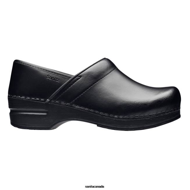 Men Pro. PU Black Sanita Shoes 446P186