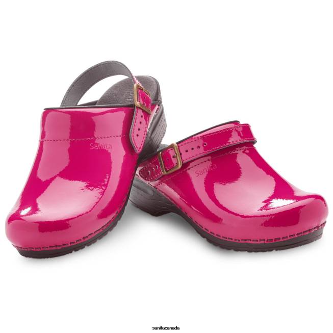 Women Estelle Fuchsia Sanita Shoes 446P31