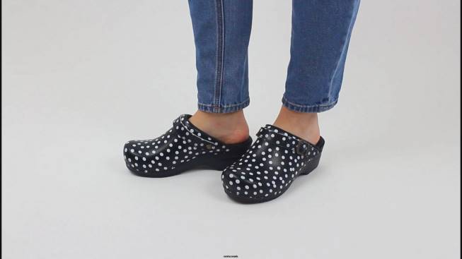 Women Estelle Polkadot Black Sanita Shoes 446P35