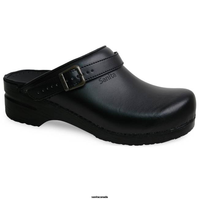 Women Ingrid PU Black Sanita Shoes 446P50