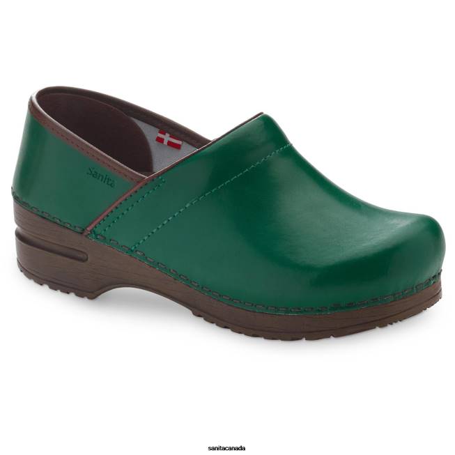 Women Pro. PU Dark Green Sanita Shoes 446P110