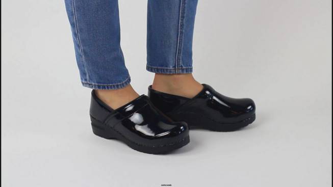 Women Pro. Patent Black Sanita Shoes 446P102