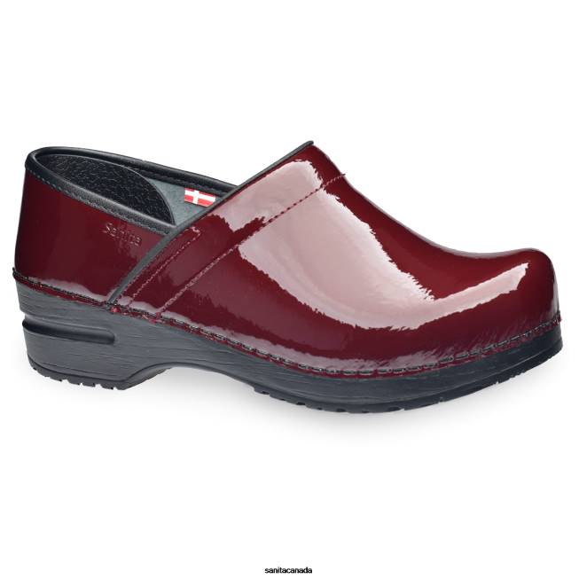 Women Pro. Patent Bordeaux Sanita Shoes 446P103