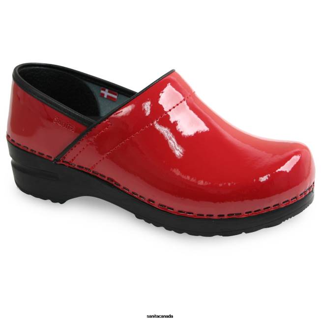 Women Pro. Patent Red Sanita Shoes 446P106