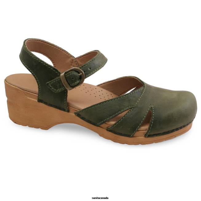 Women Margrethe Khaki Sanita Shoes 446P128