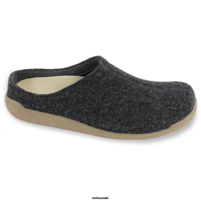 Women Lodge Slide Charcoal Sanita Shoes 446P161