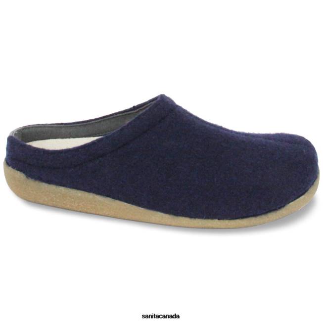 Women Lodge Slide Navy Sanita Shoes 446P173