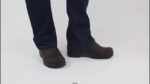 Men Dalton Textured Oil Antique Brown Sanita Shoes 446P178 - Image 2