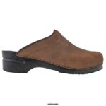 Men Karl Textured Oil Antique Brown Sanita Shoes 446P181 - Image 2