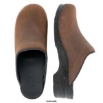 Men Karl Textured Oil Antique Brown Sanita Shoes 446P181 - Image 3