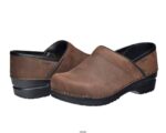 Men Pro. Textured Oil Antique Brown Sanita Shoes 446P187 - Image 4