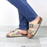 Women Ibiza Vegan Beige Sanita Shoes 446P123 - Image 6