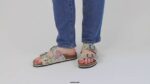 Women Ibiza Vegan Beige Sanita Shoes 446P123 - Image 8