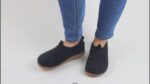 Women Lodge Shoe Charcoal Sanita Shoes 446P164 - Image 2