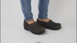 Women Pro. Oiled Leather Olive Sanita Shoes 446P100 - Image 2