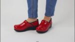 Women Pro. Patent Red Sanita Shoes 446P106 - Image 2