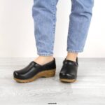 Women Pro. PU Black/Tan Sanita Shoes 446P109 - Image 2