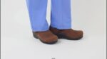 Women Pro. Textured Oil Antique Brown Sanita Shoes 446P112 - Image 3