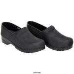 Women Pro. Textured Oil Black Sanita Shoes 446P113 - Image 2