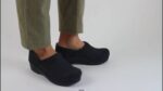 Women Pro. Textured Oil Black Sanita Shoes 446P113 - Image 4
