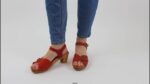 Women Tiana Burnt Orange Sanita Shoes 446P135 - Image 2
